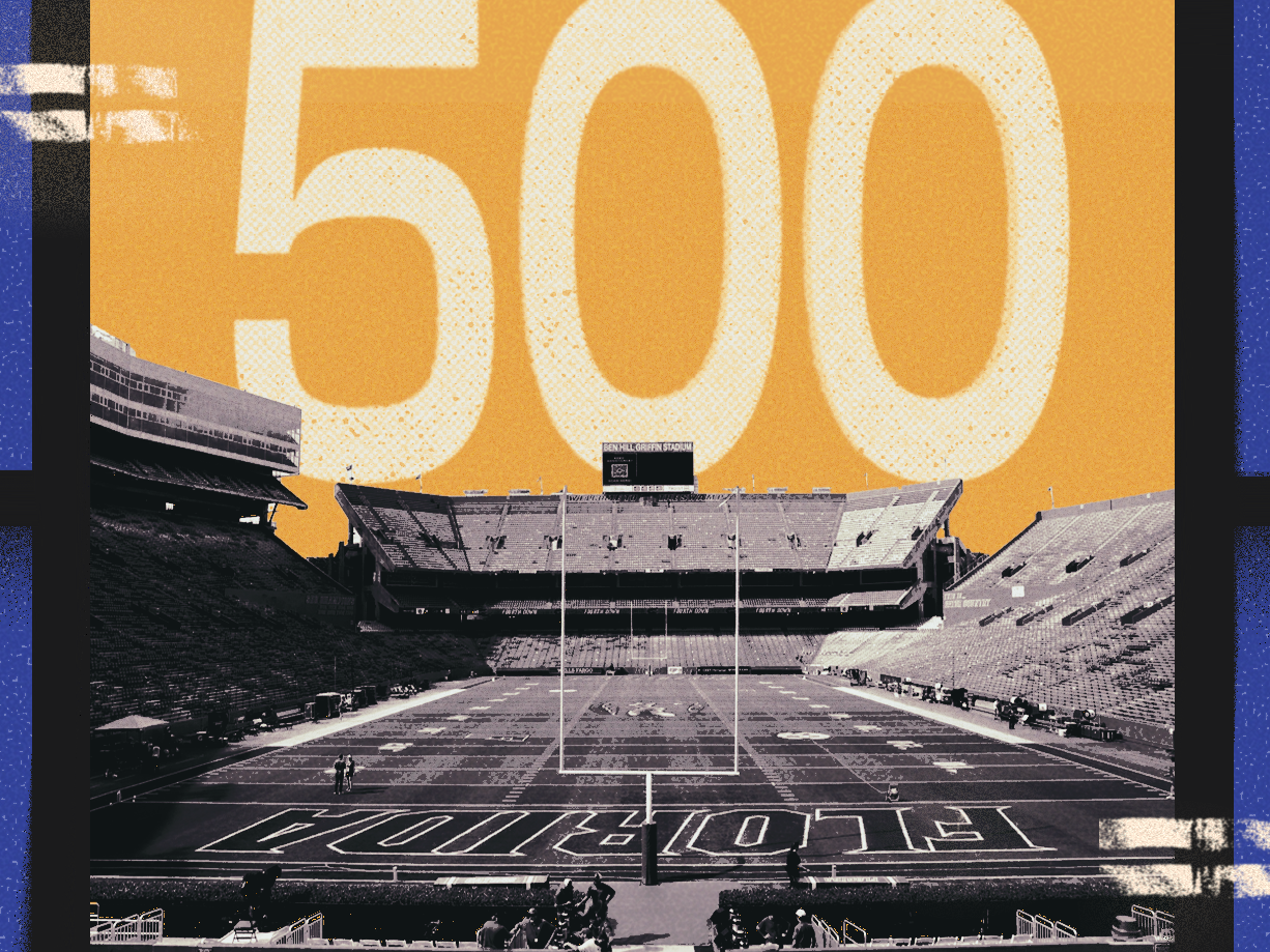 Florida football's Florida Field at Ben Hill Griffin Stadium quiet before Florida faced Utah on Sept. 3, 2022.